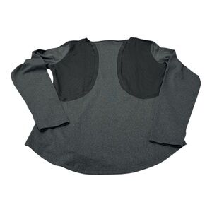 NWT PINSPARK Gray Medium Women's Athletic Top With Mesh Back